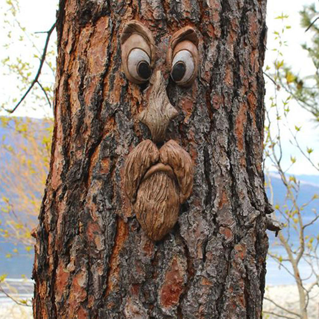 Resin Art Tree - Resin Enchanting Garden With Tree Face