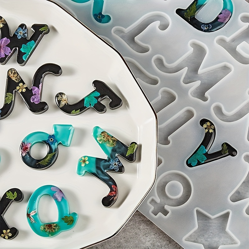 Resin Art Alphabet - Resin casting mold A style mirror