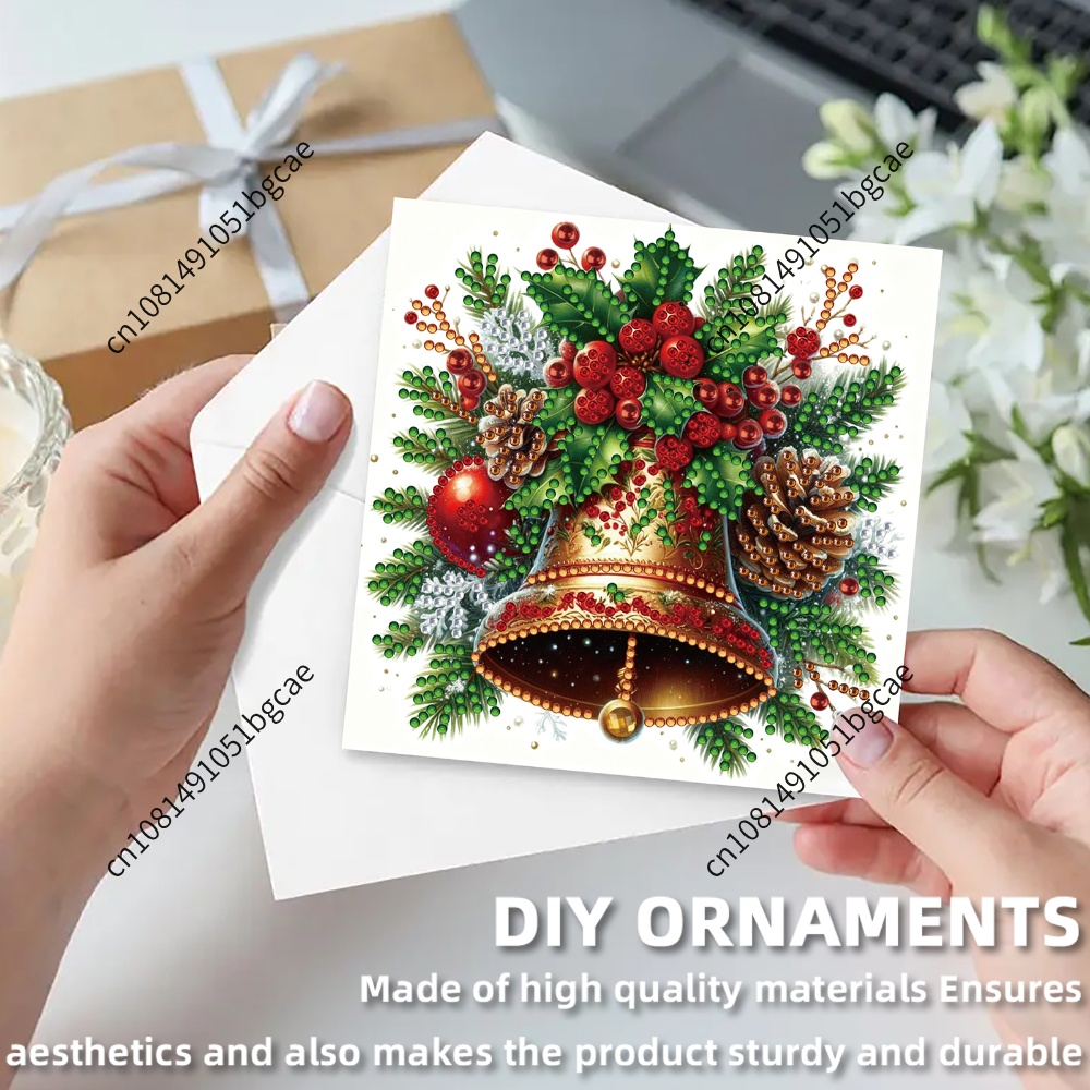 Xmas Resin Art - 6pcs Xmas Pattern DIY Diamond Painting