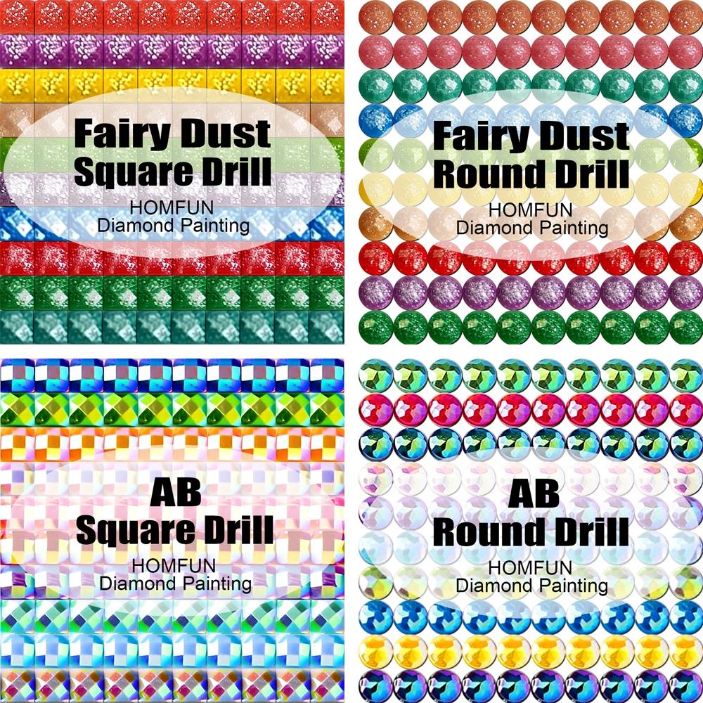 HOMFUN Fairy Dust AB Diamond P - đánh giá và giá Resin Art Tree