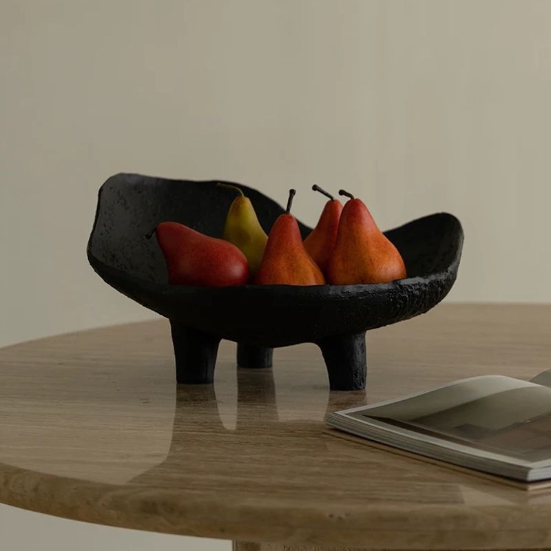 Black Fruit Plate Resin Storag - đánh giá và giá Resin Art Coffee Table
