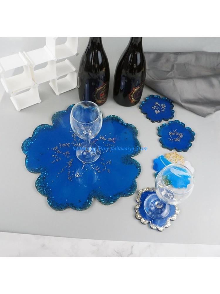 573B 5x Hoa Nhựa Khuôn Hoa Nhự - đánh giá và giá Resin Art Geode