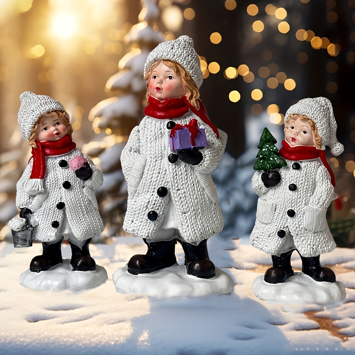 Gorgeous Snowman Resin Statue  - đánh giá và giá Resin Art Tree
