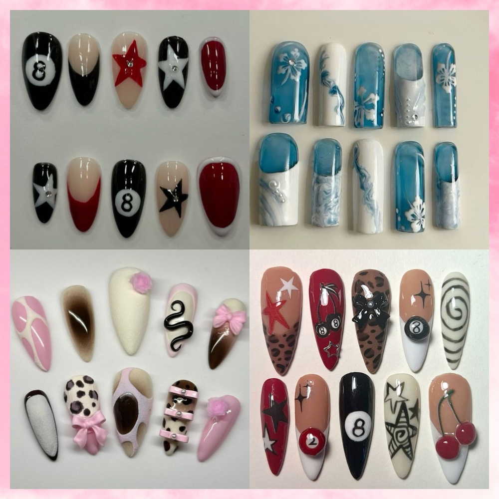 10PCS Handmade Manicure Armor  - đánh giá và giá Resin Art Set