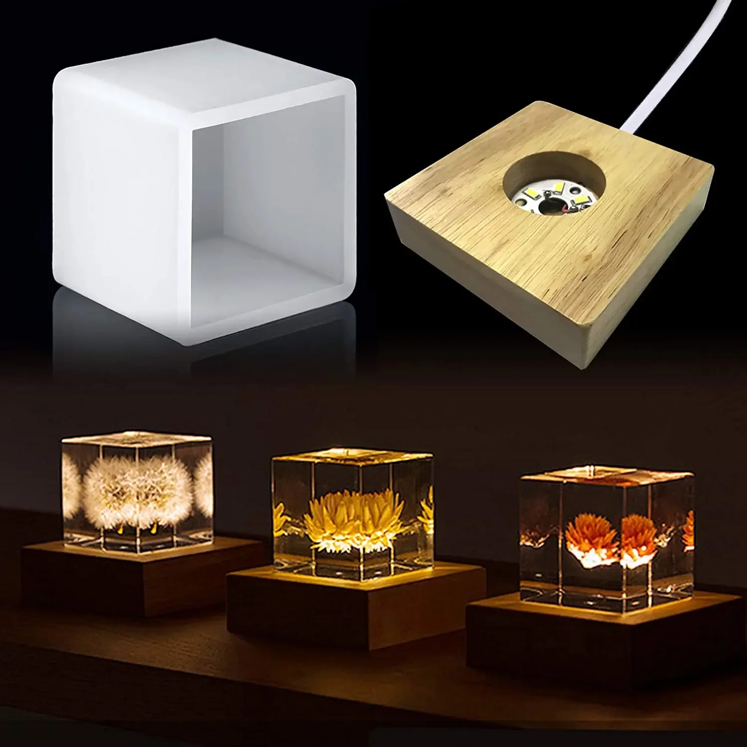 Vuông Nhựa Khuôn, Khuôn Silico - đánh giá và giá Resin Art Equipment