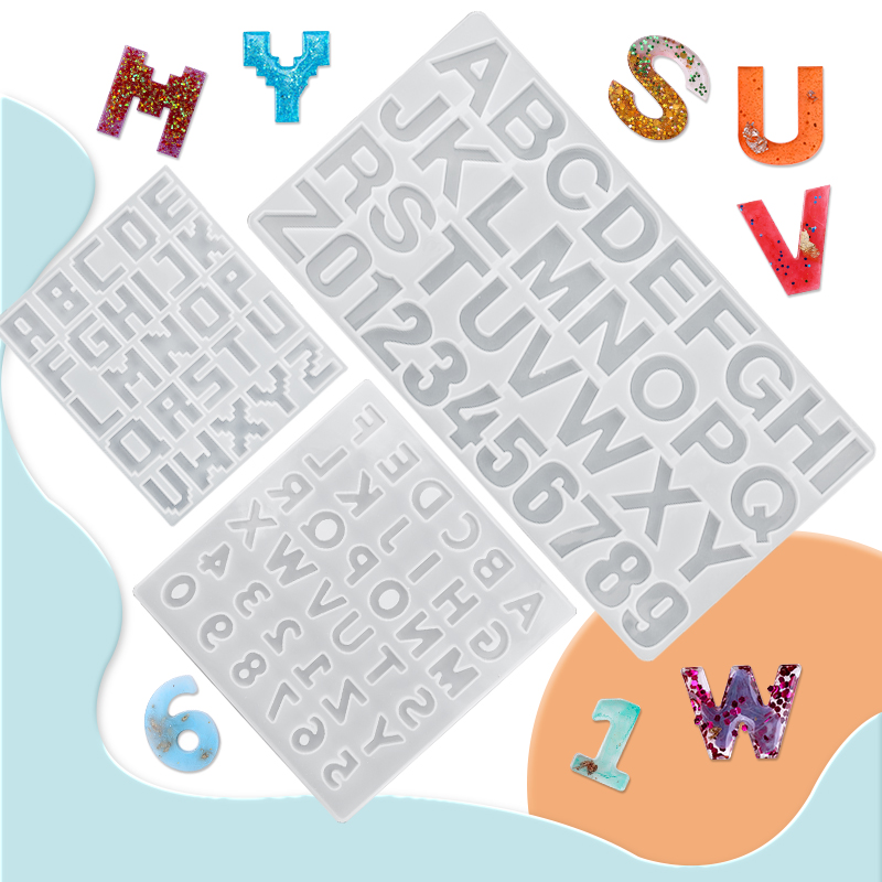 Bảng Chữ Cái Nhựa Dính Khuôn B - đánh giá và giá Resin Art Alphabet