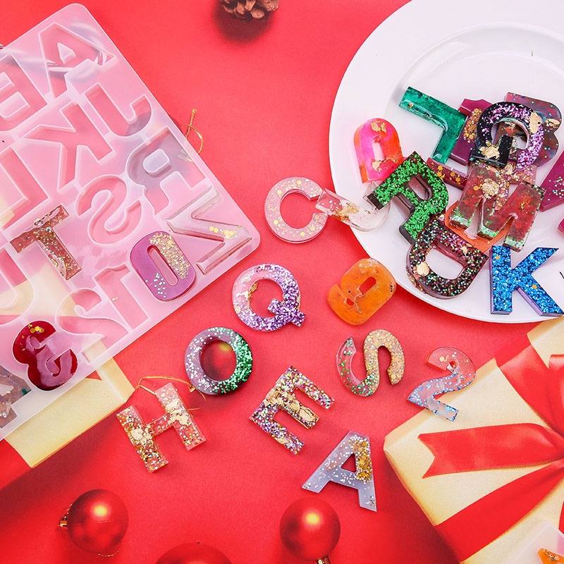 Bảng Chữ Cái Nhựa Dính Khuôn B - đánh giá và giá Resin Art Alphabet