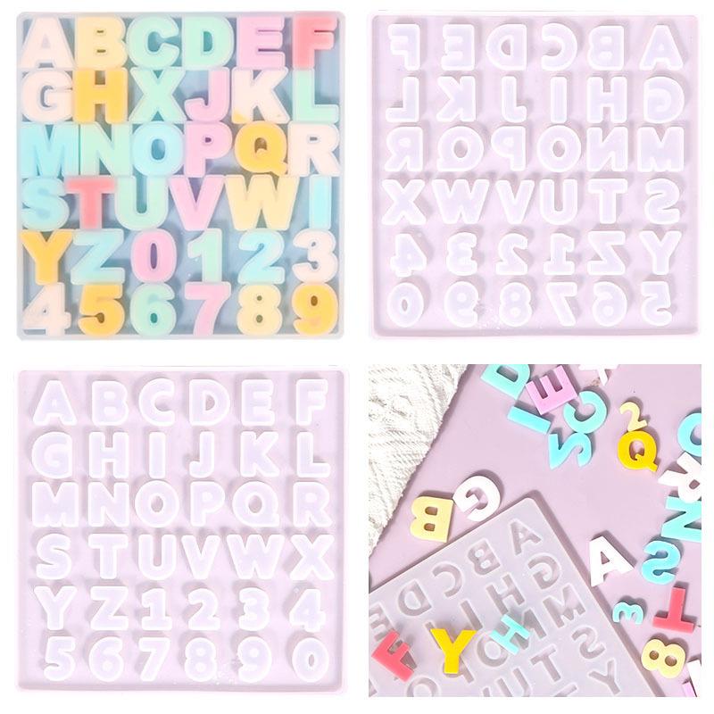 Alphabet Epoxy Resin Silicone  - đánh giá và giá Resin Art Alphabet