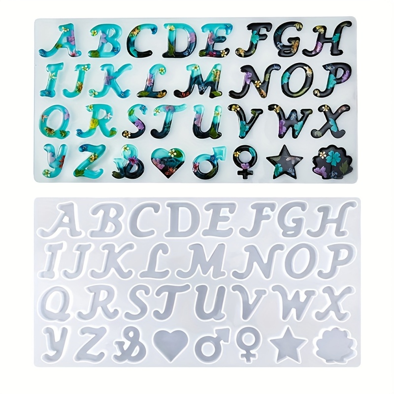 Resin casting mold A style mir - đánh giá và giá Resin Art Alphabet