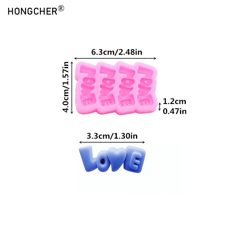 LOVE Letters Silicone Mold DIY - đánh giá và giá Resin Art Alphabet