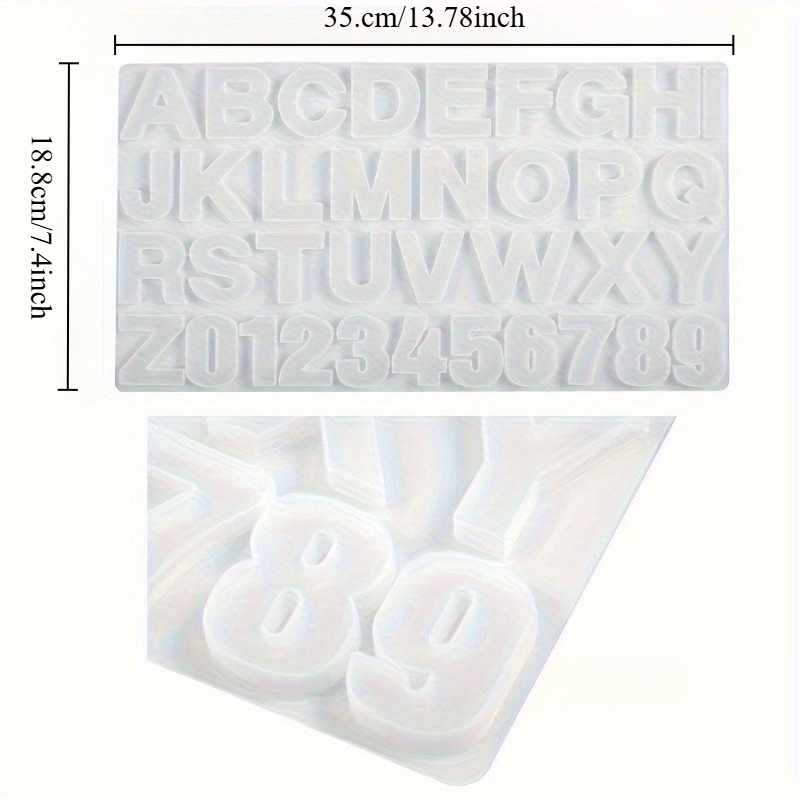 Letter A To Z Pendants Silicon - đánh giá và giá Resin Art Alphabet