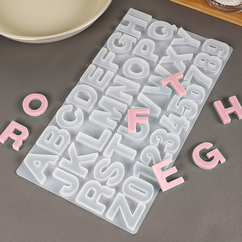 Letter A To Z Pendants Silicon - đánh giá và giá Resin Art Alphabet