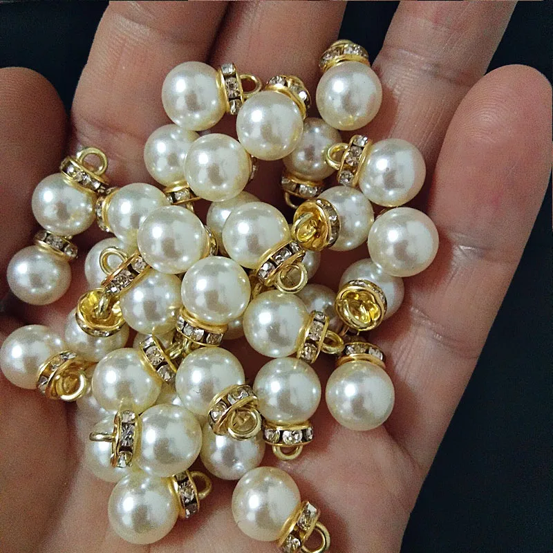 30Pcs Round Pearl Diamond Pend - đánh giá và giá Resin Art Design For Wedding