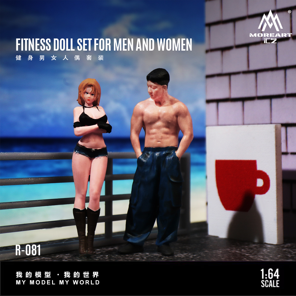 More Art 1:64 Fitness Male and - đánh giá và giá Resin Art Set