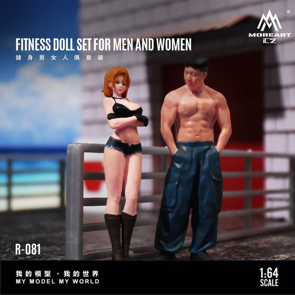 More Art 1:64 Fitness Male and - đánh giá và giá Resin Art Set