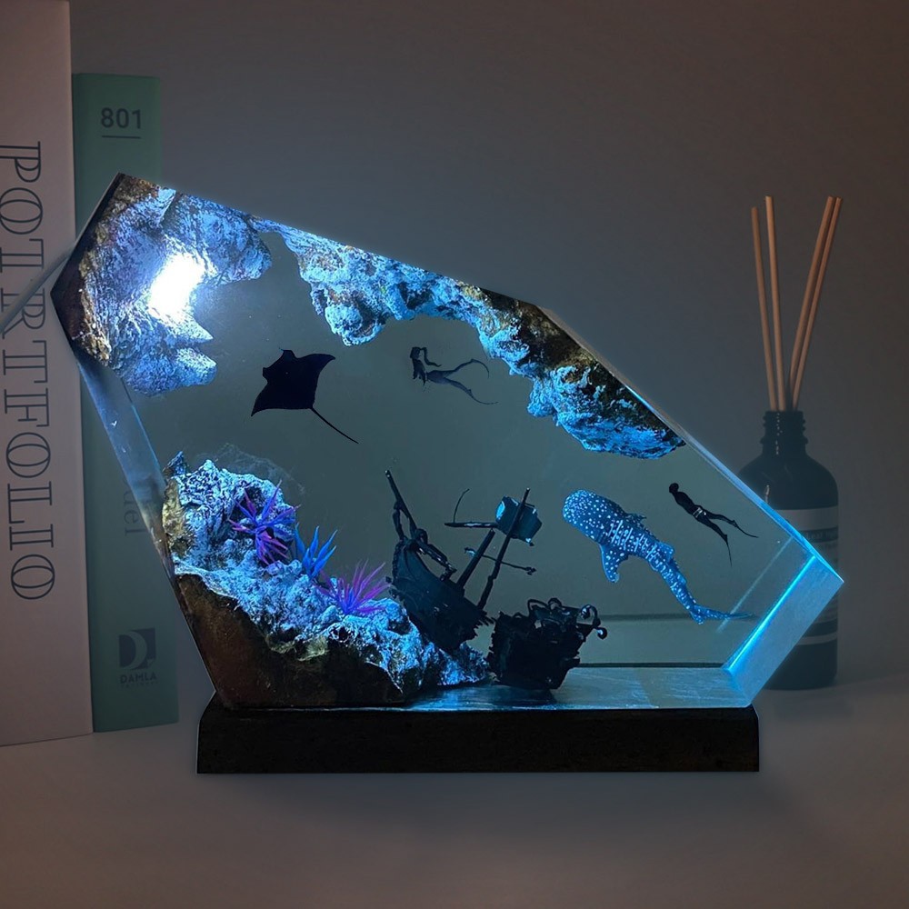Marine Resin Wood Art Luminesc - đánh giá và giá Resin Art Design For Wedding