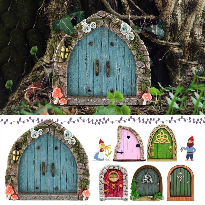 Elf Fairy Door Miniature Garde - đánh giá và giá Resin Art Tree
