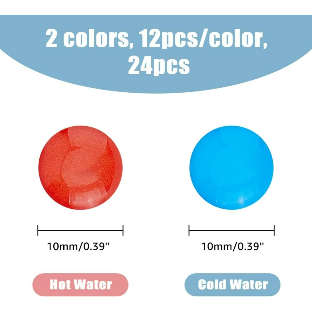 24Pcs 2 Colors Hot and Cold Wa - đánh giá và giá Resin Art Set