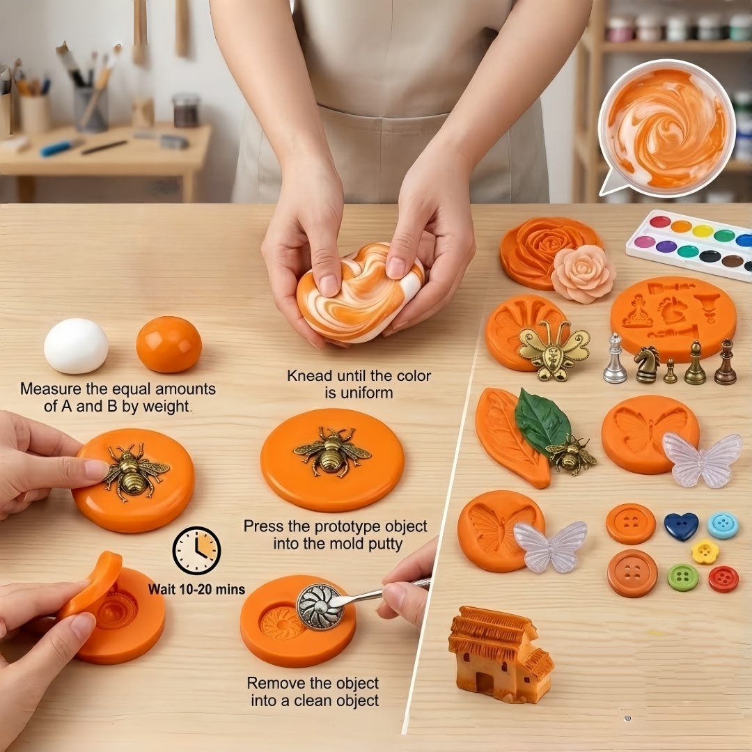 Silicone Putty DIY Crafting Se - đánh giá và giá Resin Art Set