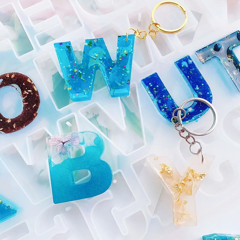 Alphabet Epoxy Resin Silicone  - đánh giá và giá Resin Art Alphabet