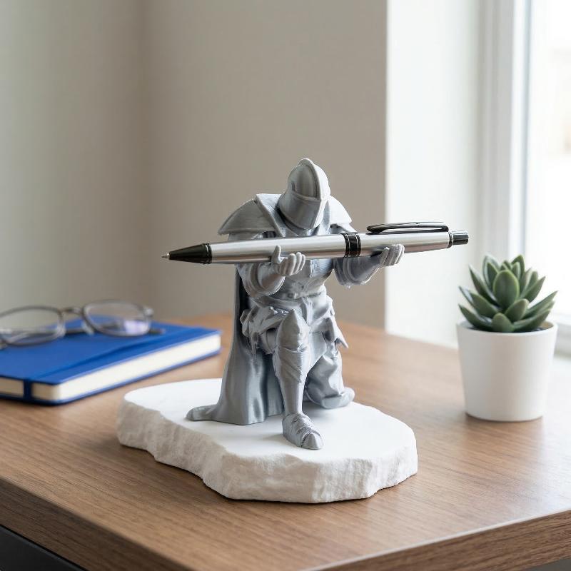 Knight Pen Holder Resin Mediev - đánh giá và giá Resin Art Equipment