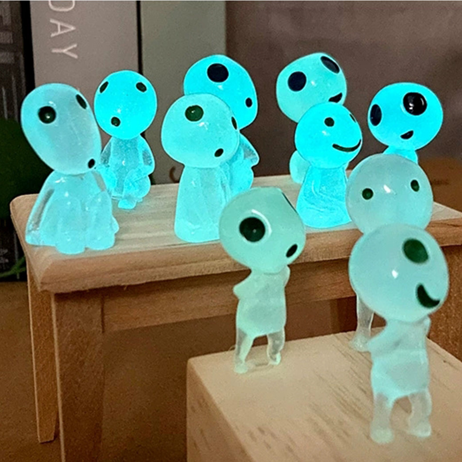 10Pcs Luminous Tree Spirits Mi - đánh giá và giá Resin Art Tree