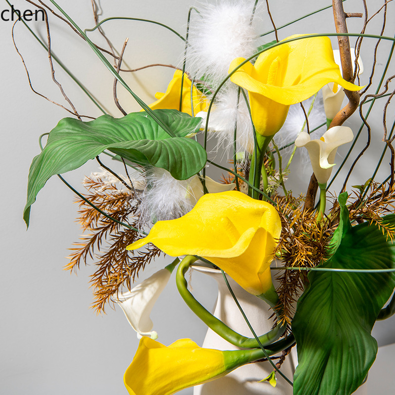 LYY  Artificial Flowers Fake F - đánh giá và giá Resin Art Coffee Table