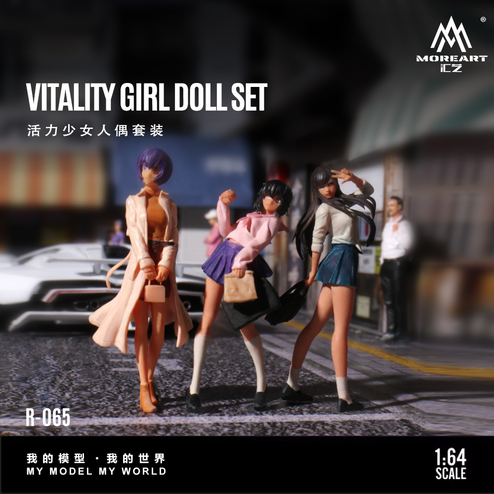 More Art 1:64 Dynamic Girl Dol - đánh giá và giá Resin Art Set