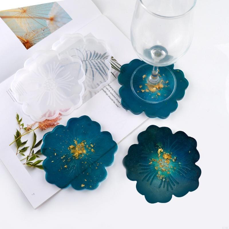 R3MC 2PCS DIY Hoa hình dạng si - đánh giá và giá Resin Art Geode