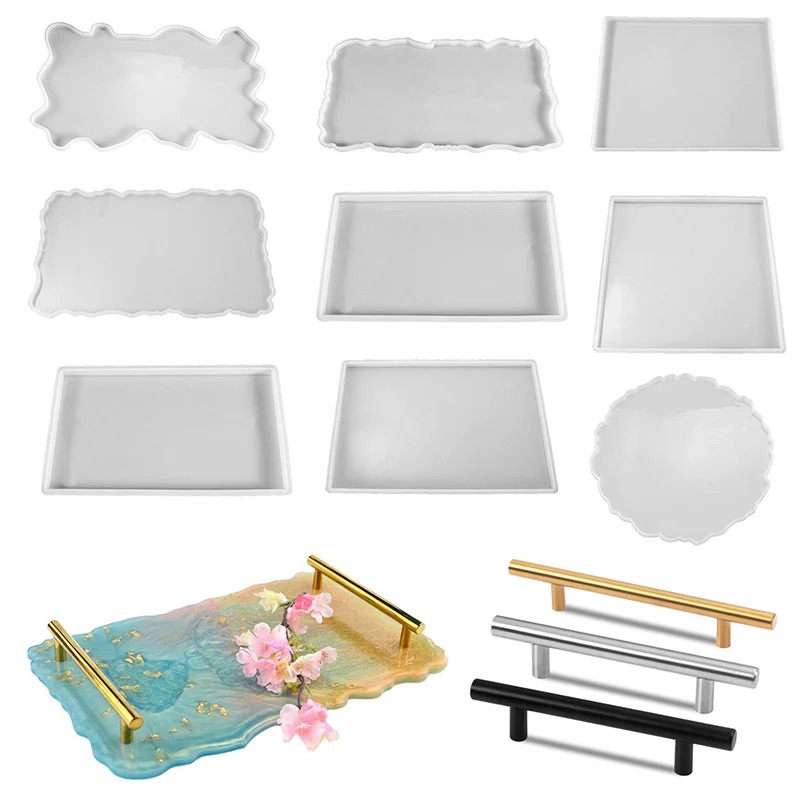 Tray Epoxy Resin Silicone Mold - đánh giá và giá Resin Art Equipment