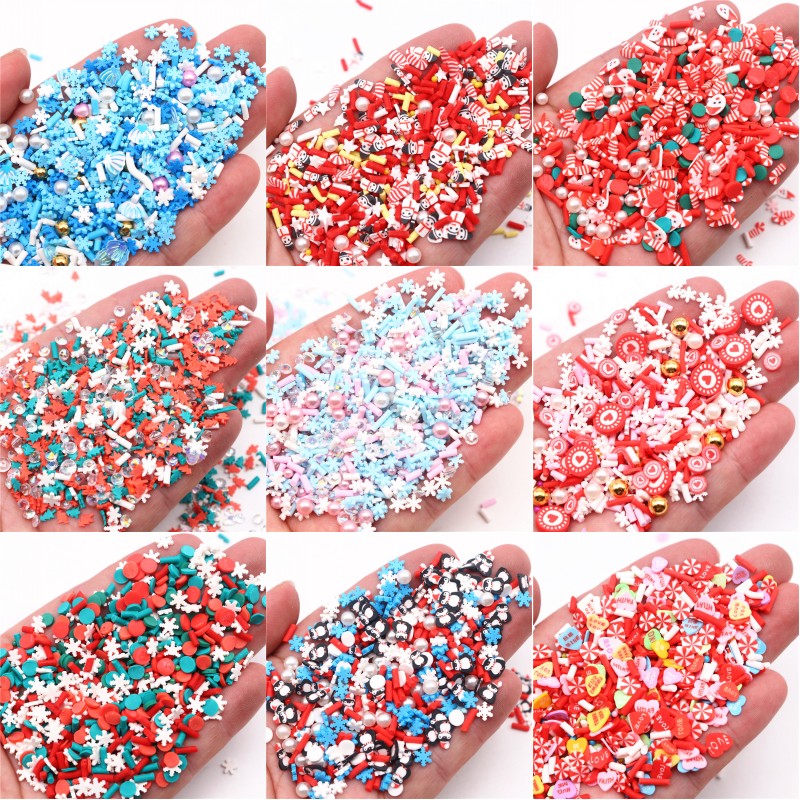 Christmas Polymer Clay Slices  - đánh giá và giá Xmas Resin Art
