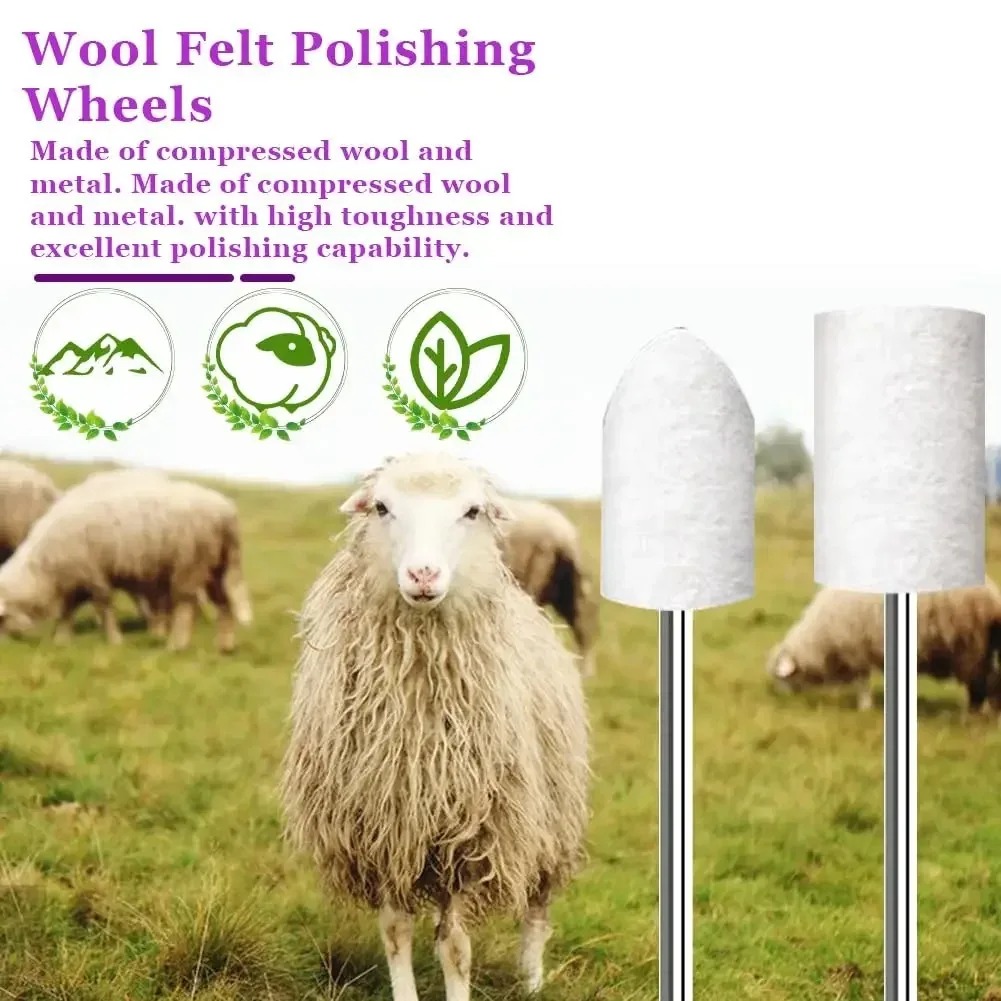 80PCS Wool Felt Buffing Wheel  - đánh giá và giá Resin Art Set