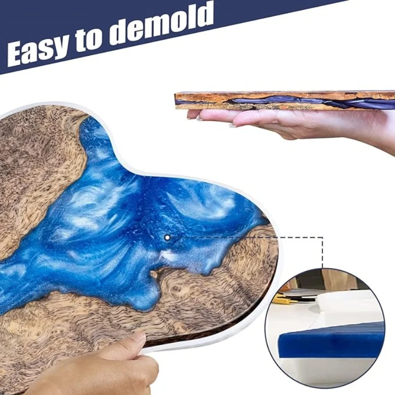 Large Resin Table Mold 24 inch - đánh giá và giá Resin Art Coffee Table