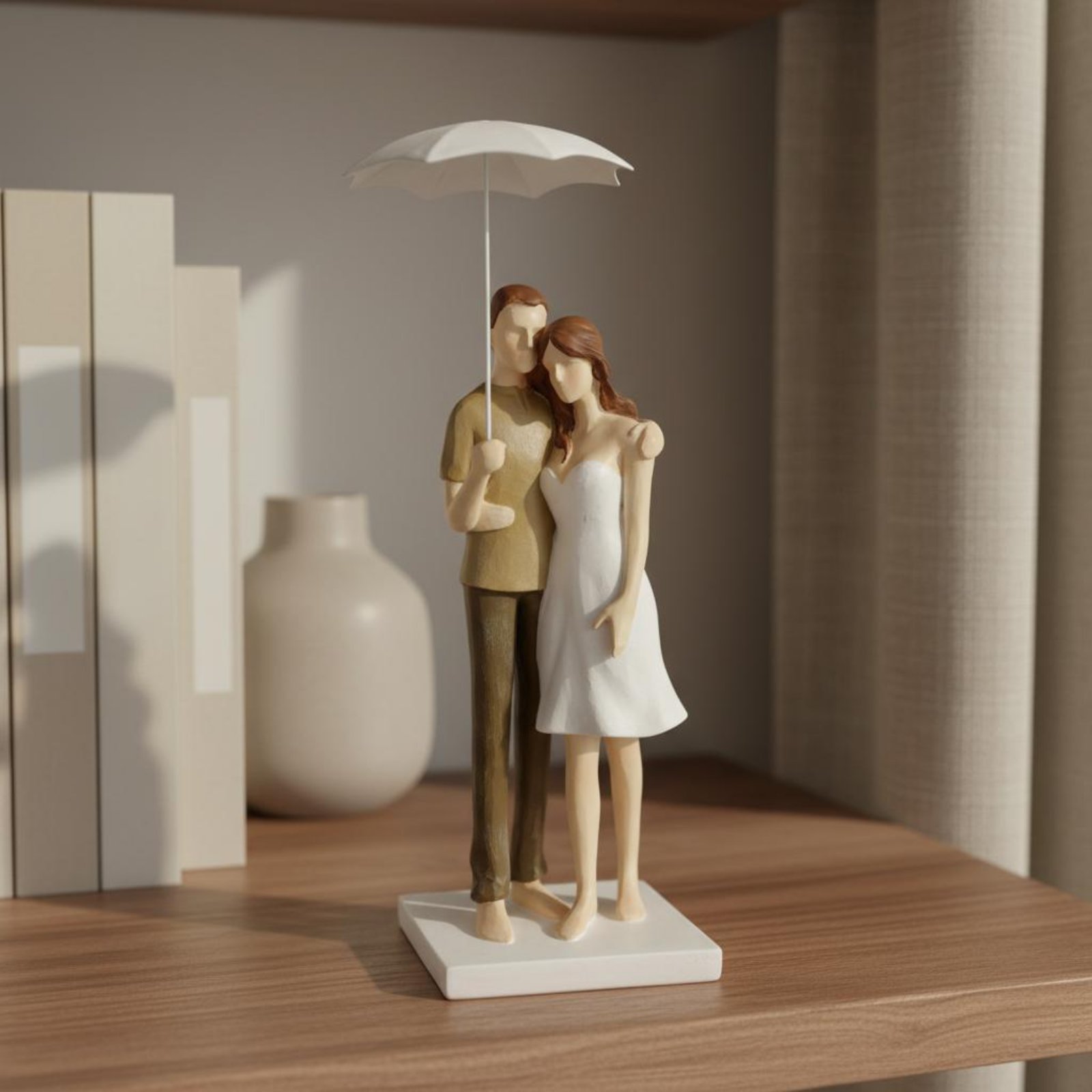 Couple Under Umbrella Decorati - đánh giá và giá Resin Art Design For Wedding