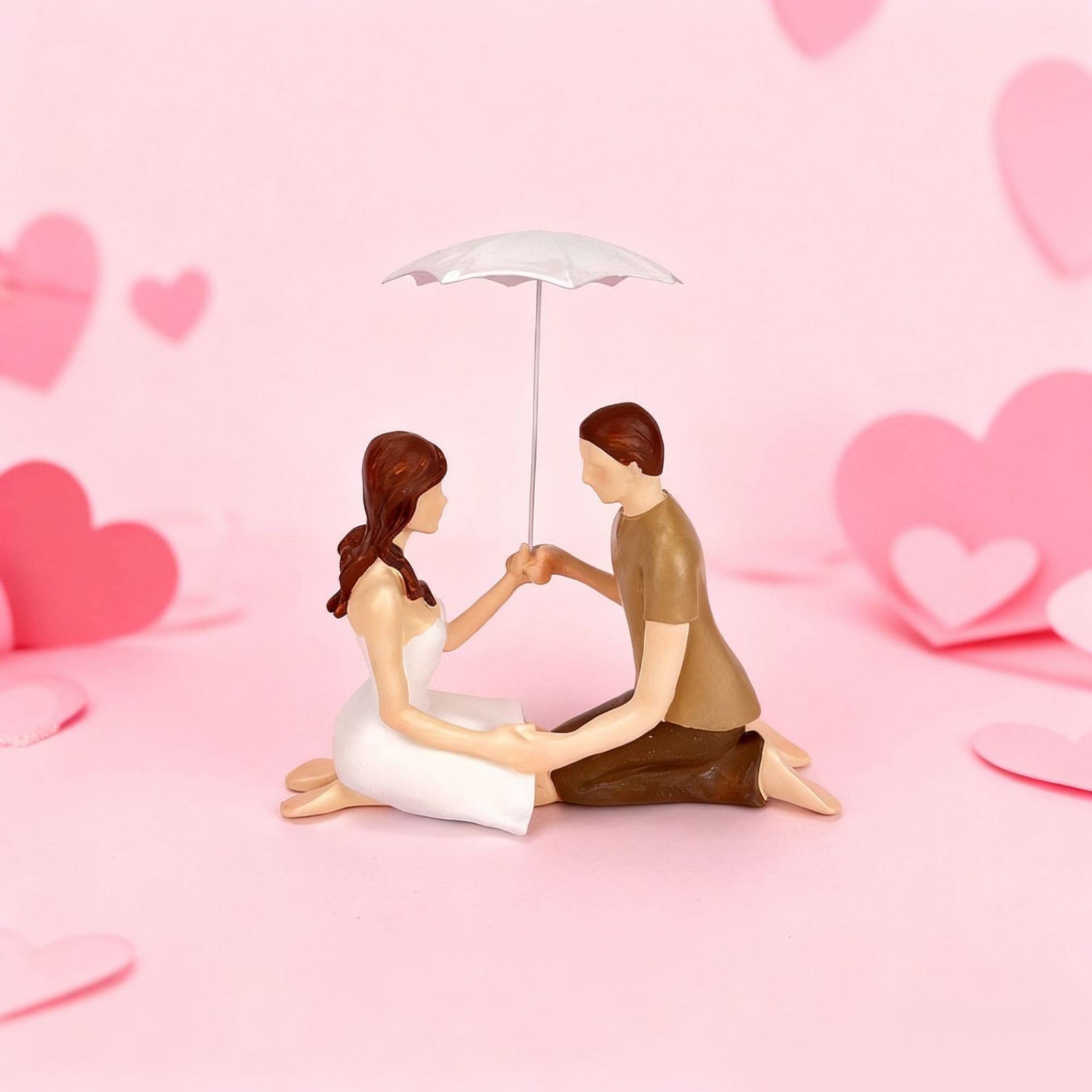 Couple Under Umbrella Decorati - đánh giá và giá Resin Art Design For Wedding