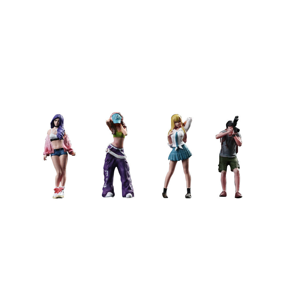 More Art 1:64 Action Figure Se - đánh giá và giá Resin Art Set